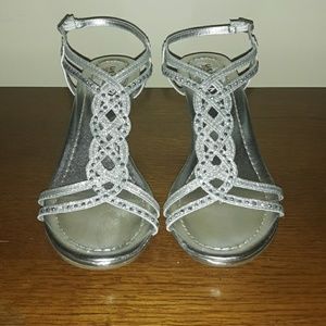 Unlisted Silver Sparkly Heels